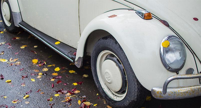 A car on a street