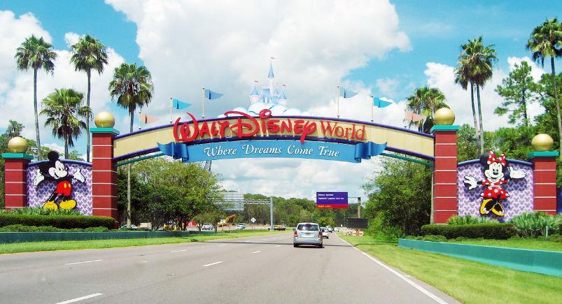 Disney World entrance