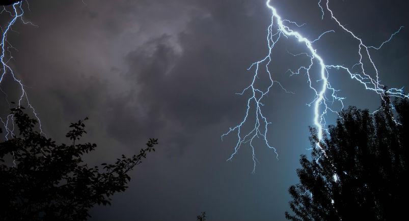 lightning-storm-hurricane An inclement weather system