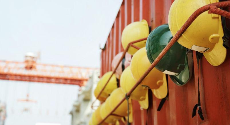 Hard hats for a safer work environment