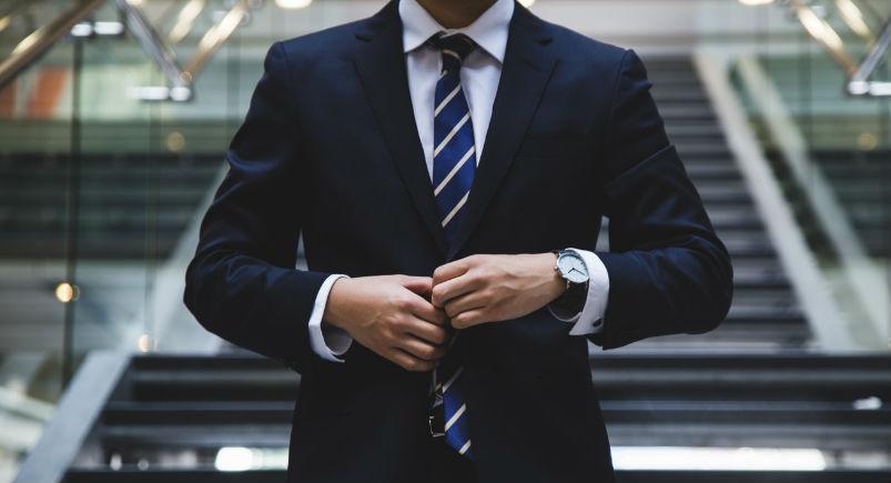 Businessman in a suit