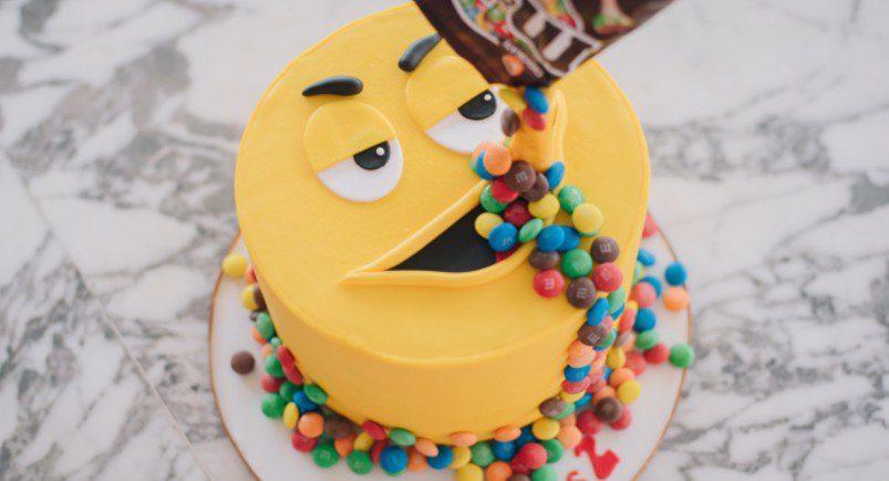 M&M cake