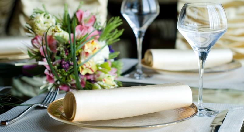 Table at a restaurant