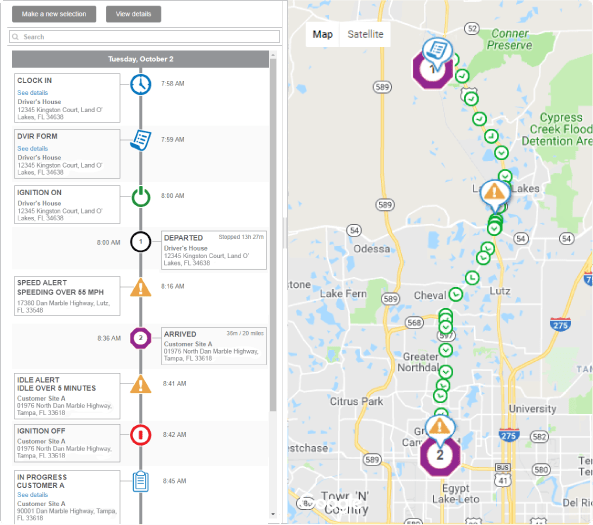 Actsoft-solution-Fleet-page-intertation