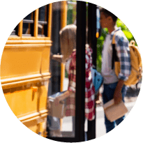 School bus wired to Mobile Workforce Management software ensures the safe operation of buses and parents to know the locations of their children
