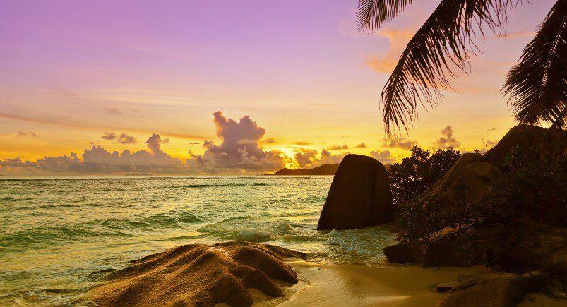 Sunset at a beach