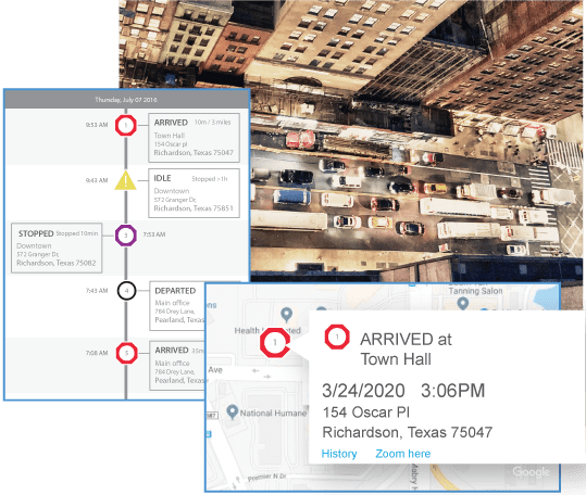 Government_Fleet_Tracking Government agencies can easily monitor their fleet and report to headquarters with an integrated Mobile Workforce Management platform