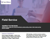 Use case for field service
