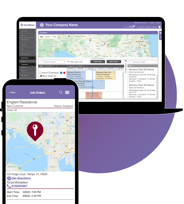 Job Dispatching with field service management software