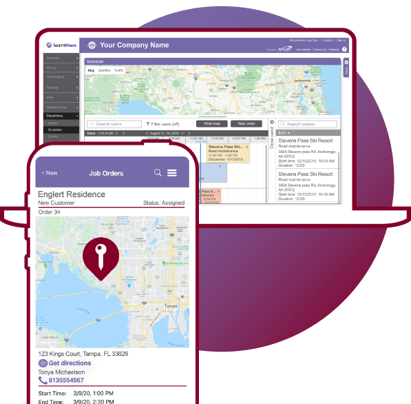 Job Dispatching with field service management software