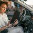 Transportation driver using a digital tablet