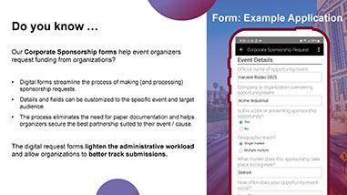 Corporate Sponsorship Request Forms