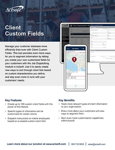 Client Custom Fields One-Pager