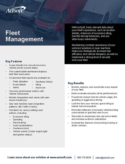 Fleet Management One-Pager