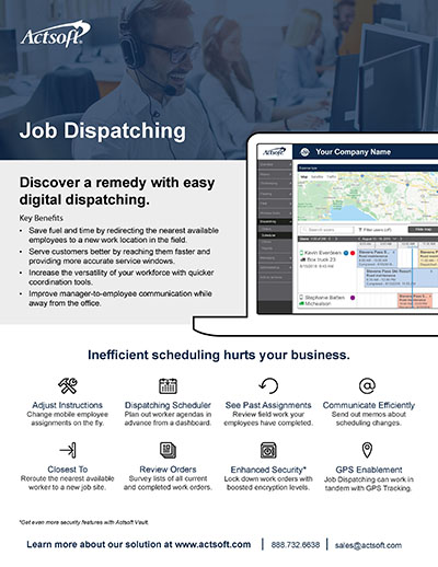 Job Dispatching One-Pager