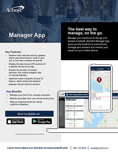 Manager App One-Pager