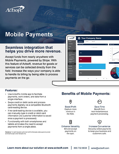Mobile Payments One-Pager
