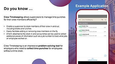 Crew Timekeeping Module